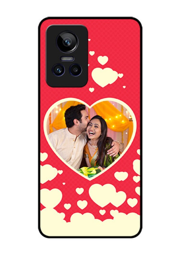 Realme GT Neo 3 150W Custom Glass Mobile Case - Love Symbols Phone Cover Design
