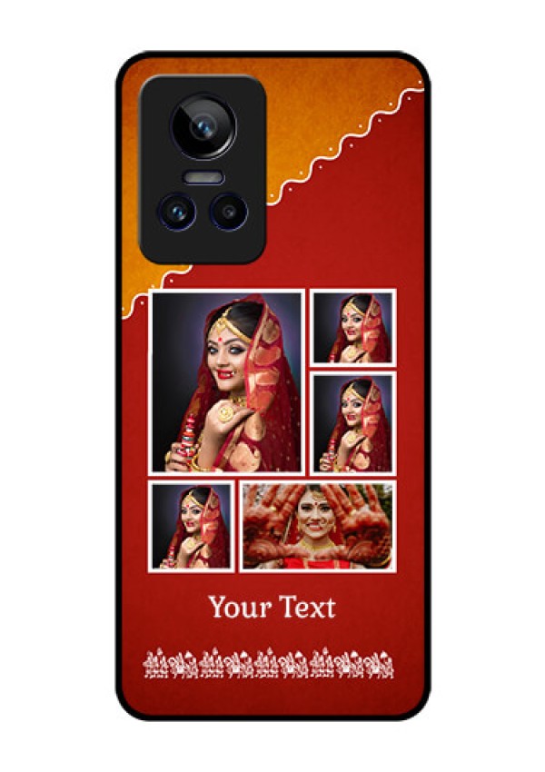 Realme GT Neo 3 150W Personalized Glass Phone Case - Wedding Pic Upload Design