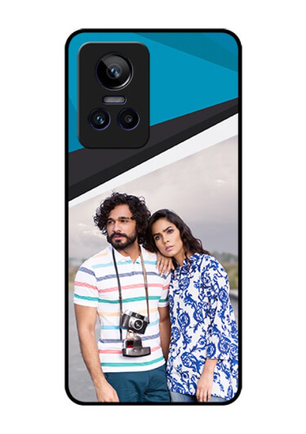 Realme GT Neo 3 150W Photo Printing on Glass Case - Simple Pattern Photo Upload Design