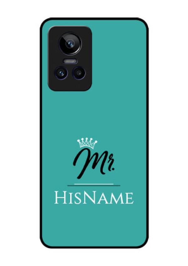 Realme GT Neo 3 150W Custom Glass Phone Case Mr with Name