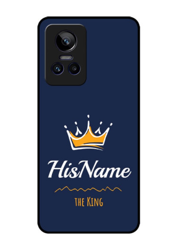 Realme GT Neo 3 150W Glass Phone Case King with Name