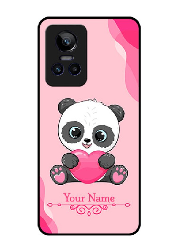 Realme Gt Neo 3 150W Custom Glass Mobile Case - Cute Panda Design