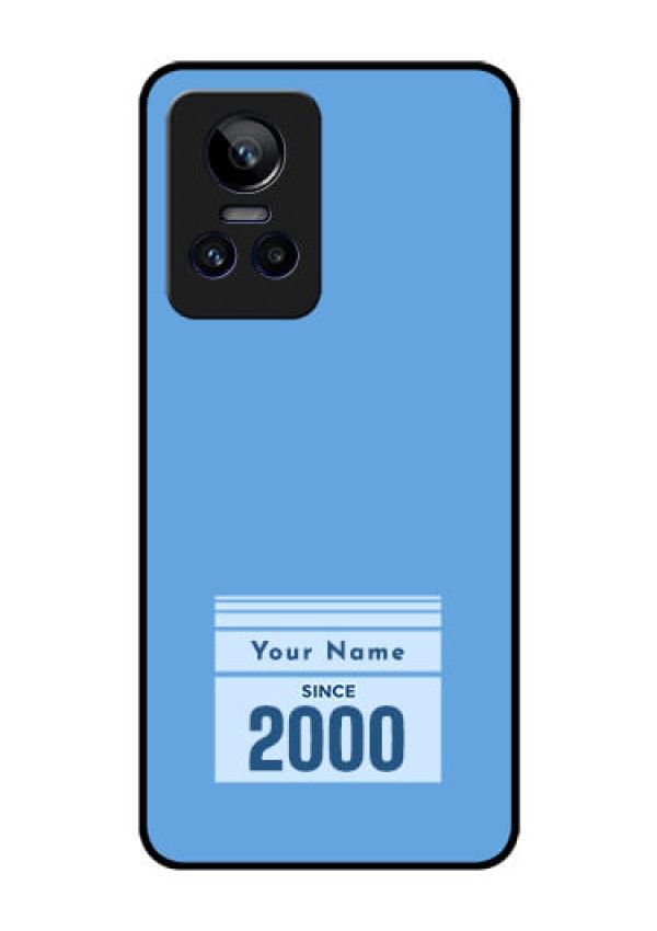 Realme Gt Neo 3 150W Custom Glass Mobile Case - Custom Year of birth Design