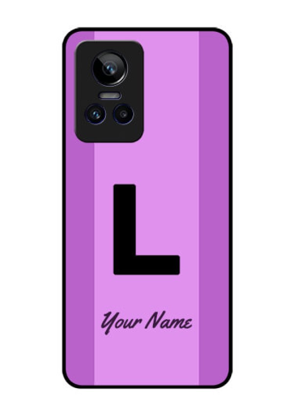 Realme Gt Neo 3 150W Custom Glass Phone Case - Tricolor custom text Design