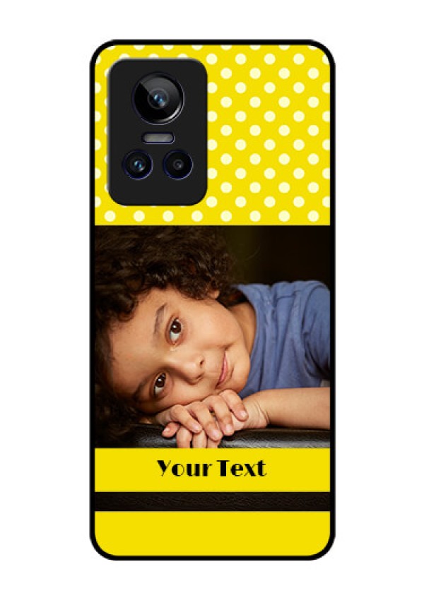 Realme GT Neo 3 5G Custom Glass Phone Case - Bright Yellow Case Design