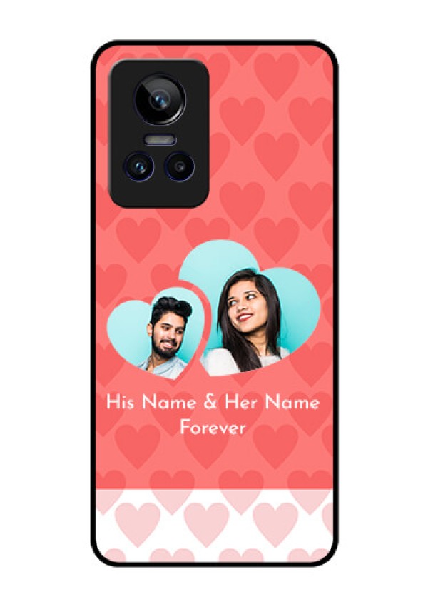 Realme GT Neo 3 5G Personalized Glass Phone Case - Couple Pic Upload Design