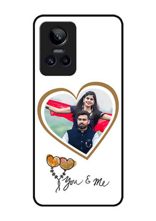 Realme GT Neo 3 5G Custom Glass Mobile Case - You & Me Design