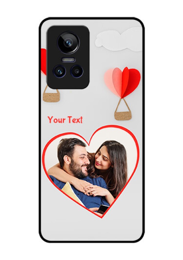 Realme GT Neo 3 5G Custom Glass Mobile Case - Parachute Love Design