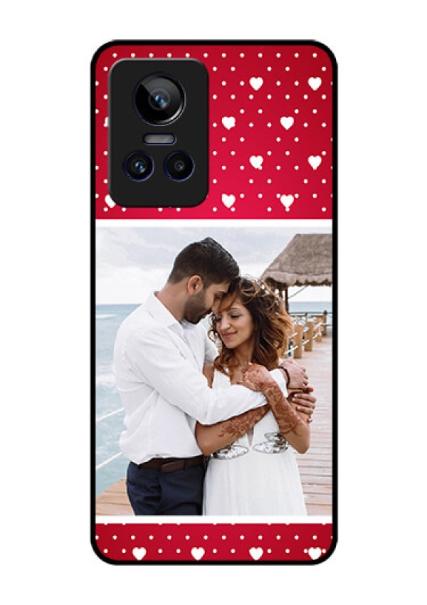 Realme GT Neo 3 5G Photo Printing on Glass Case - Hearts Mobile Case Design