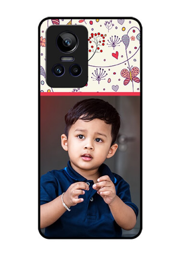 Realme GT Neo 3 5G Custom Glass Mobile Case - Premium Floral Design