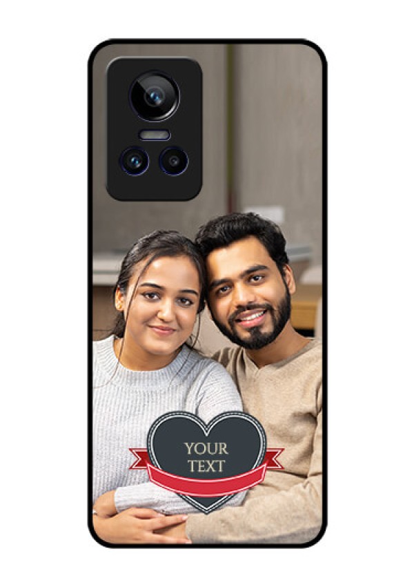 Realme GT Neo 3 5G Custom Glass Phone Case - Just Married Couple Design
