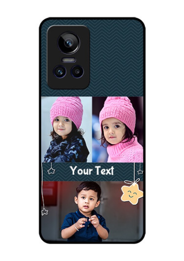 Realme GT Neo 3 5G Custom Glass Mobile Case - Hanging Stars Design