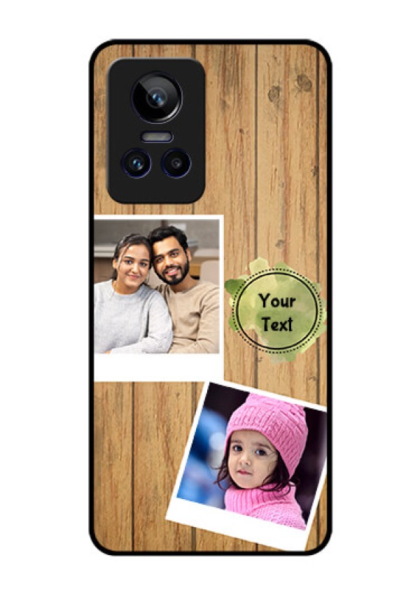 Realme GT Neo 3 5G Custom Glass Phone Case - Wooden Texture Design