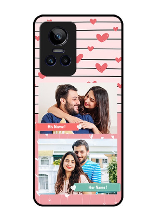 Realme GT Neo 3 5G Custom Glass Mobile Case - Photo with Heart Design