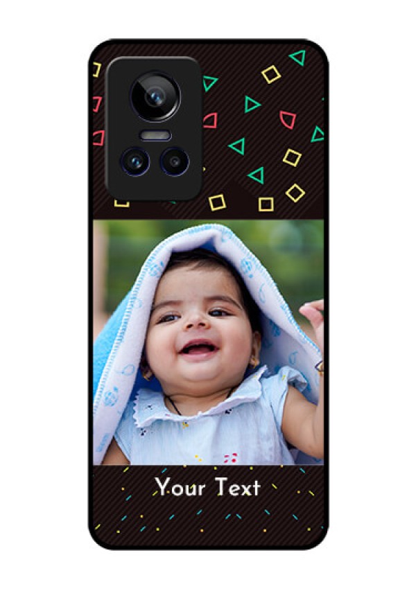 Realme GT Neo 3 5G Custom Glass Phone Case - with confetti birthday design
