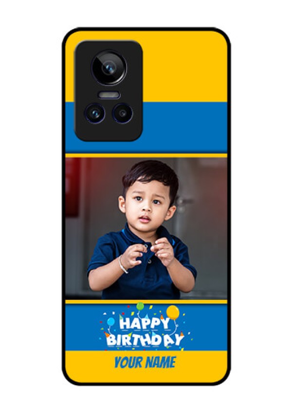 Realme GT Neo 3 5G Custom Glass Mobile Case - Birthday Wishes Design