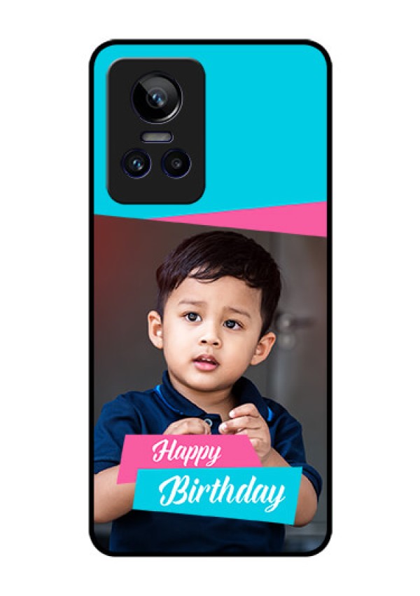 Realme GT Neo 3 5G Personalized Glass Phone Case - Image Holder with 2 Color Design