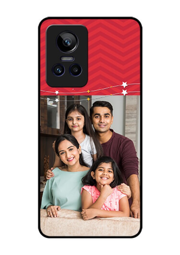 Realme GT Neo 3 5G Personalized Glass Phone Case - Happy Family Design