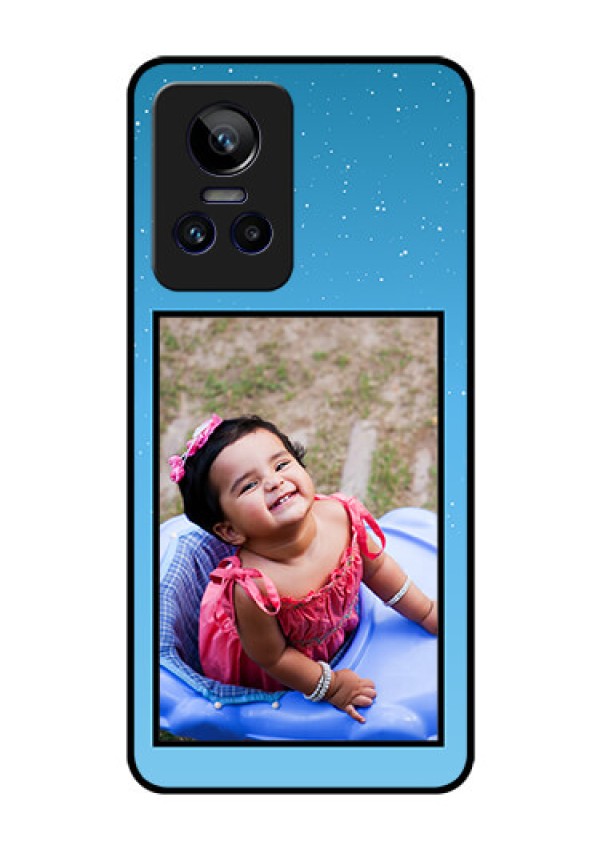 Realme GT Neo 3 5G Custom Glass Mobile Case - Wave Pattern Colorful Design