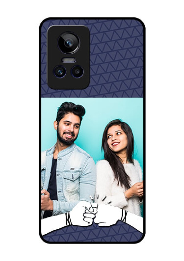 Realme GT Neo 3 5G Photo Printing on Glass Case - with Best Friends Design
