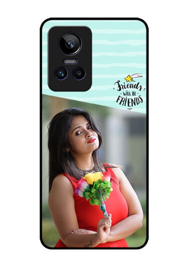 Realme GT Neo 3 5G Custom Glass Phone Case - Friends Picture Icon Design