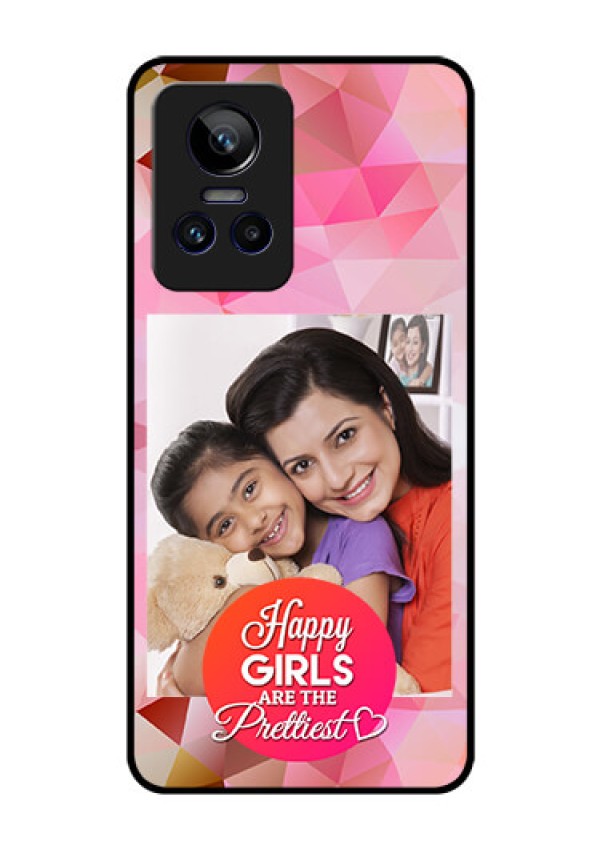 Realme GT Neo 3 5G Photo Printing on Glass Case - Abstract Triangle Design