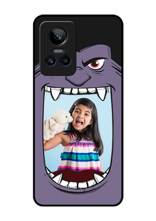 Realme GT Neo 3 5G Custom Glass Phone Case - Angry Monster Design