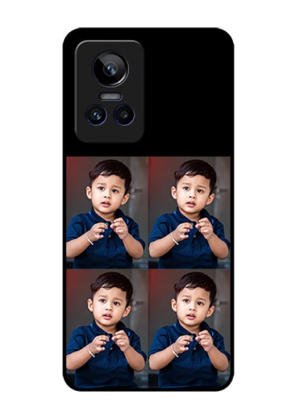 Realme GT Neo 3 5G 4 Image Holder on Glass Mobile Cover