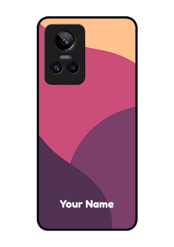 Realme Gt Neo 3 Custom Glass Phone Case - Mixed Multi-colour abstract art Design