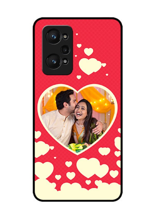 Realme GT Neo 3T Custom Glass Mobile Case - Love Symbols Phone Cover Design