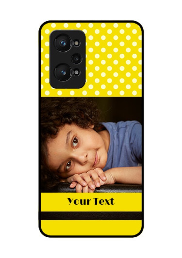 Realme GT Neo 3T Custom Glass Phone Case - Bright Yellow Case Design