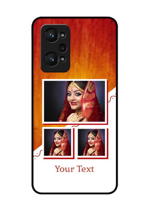 Realme GT Neo 3T Custom Glass Phone Case - Wedding Memories Design