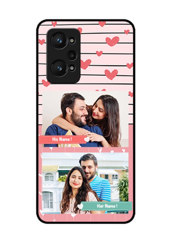 Realme GT Neo 3T Custom Glass Mobile Case - Photo with Heart Design