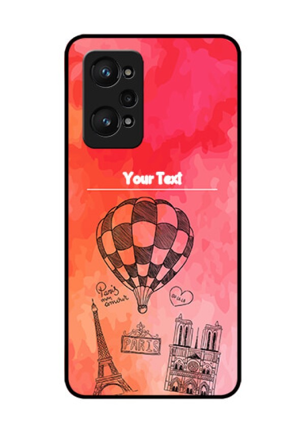 Realme GT Neo 3T Custom Glass Phone Case - Paris Theme Design