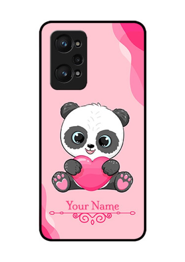Realme Gt Neo 3T Custom Glass Mobile Case - Cute Panda Design