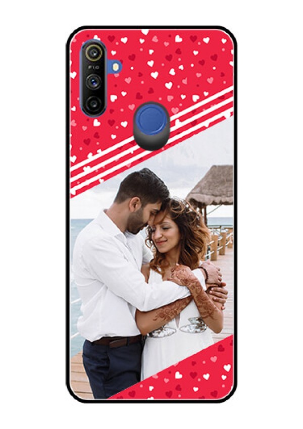 Realme Narzo 10A Custom Glass Mobile Case  - Valentines Gift Design