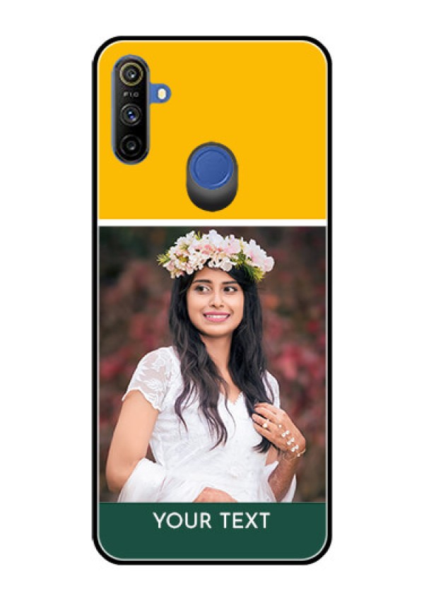 Realme Narzo 10A Photo Printing on Glass Case  - Love You Design