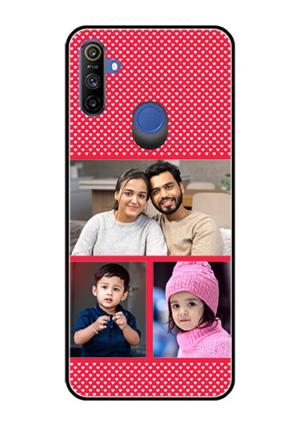 Realme Narzo 10A Personalized Glass Phone Case  - Bulk Pic Upload Design
