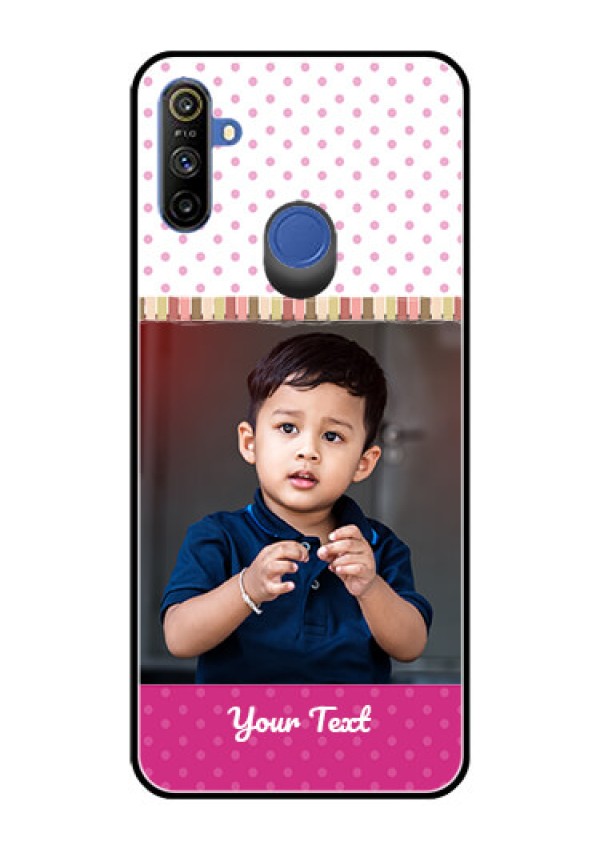 Realme Narzo 10A Photo Printing on Glass Case  - Cute Girls Cover Design