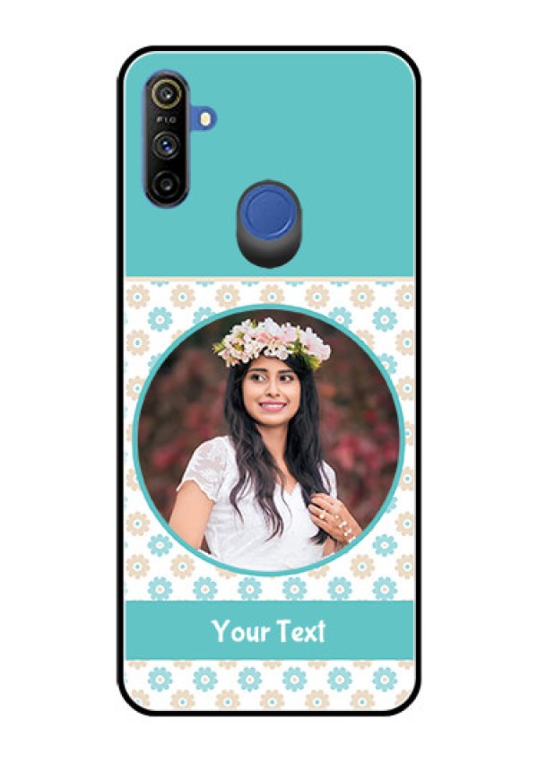 Realme Narzo 10A Custom Glass Mobile Case  - Beautiful Flowers Design