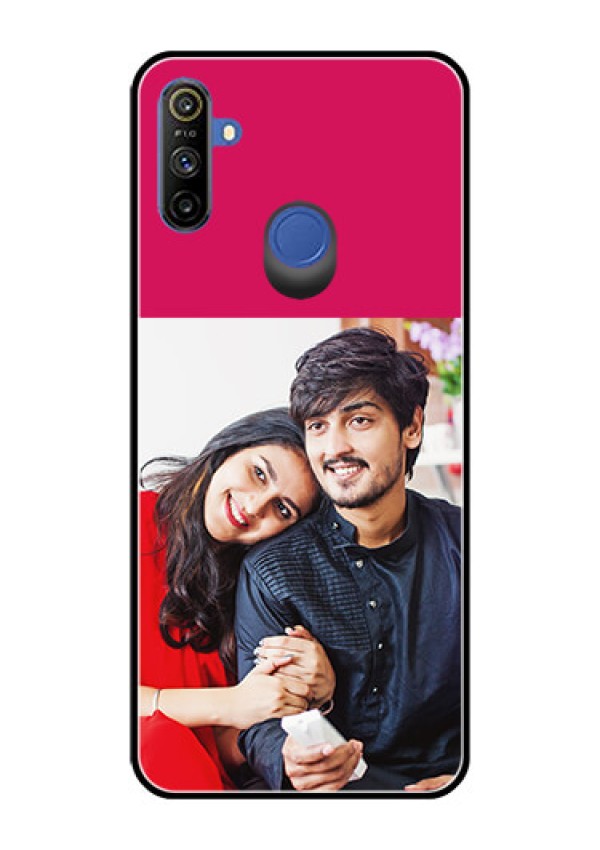 Realme Narzo 10A Custom Glass Mobile Case  - Anniversary Cover Design