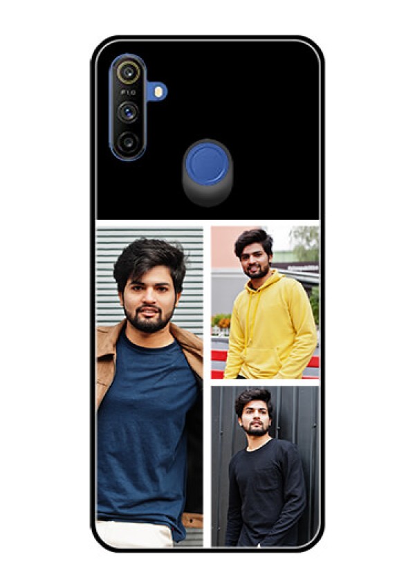 Realme Narzo 10A Photo Printing on Glass Case  - Upload Multiple Picture Design