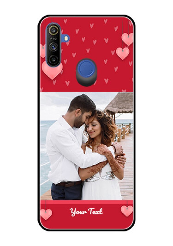 Realme Narzo 10A Custom Glass Phone Case  - Valentines Day Design