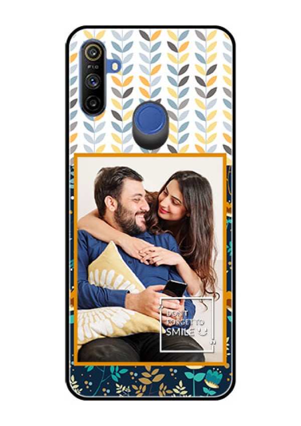 Realme Narzo 10A Custom Glass Mobile Case  - Pattern Design