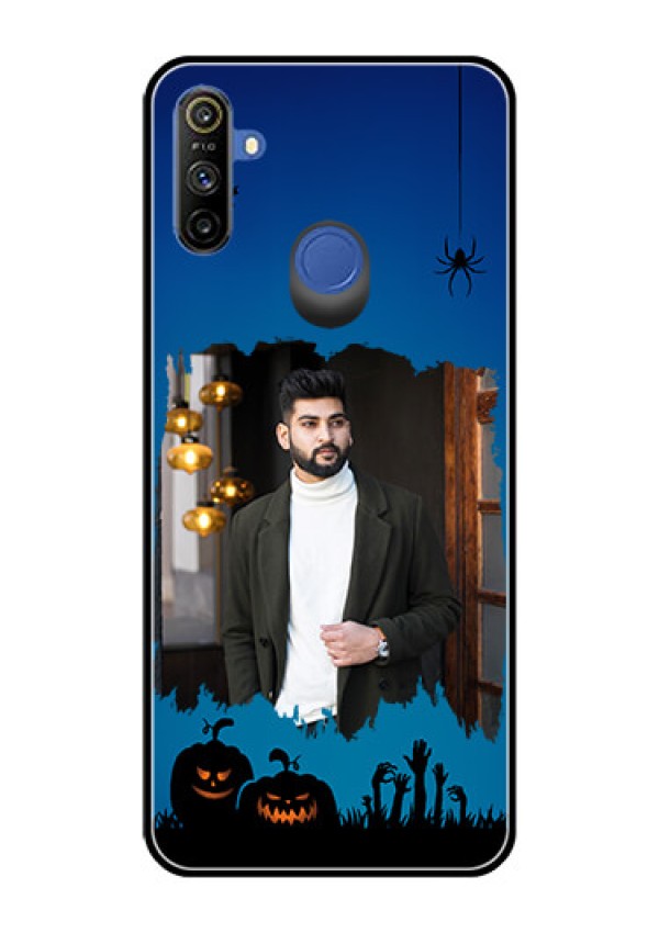 Realme Narzo 10A Photo Printing on Glass Case  - with pro Halloween design 