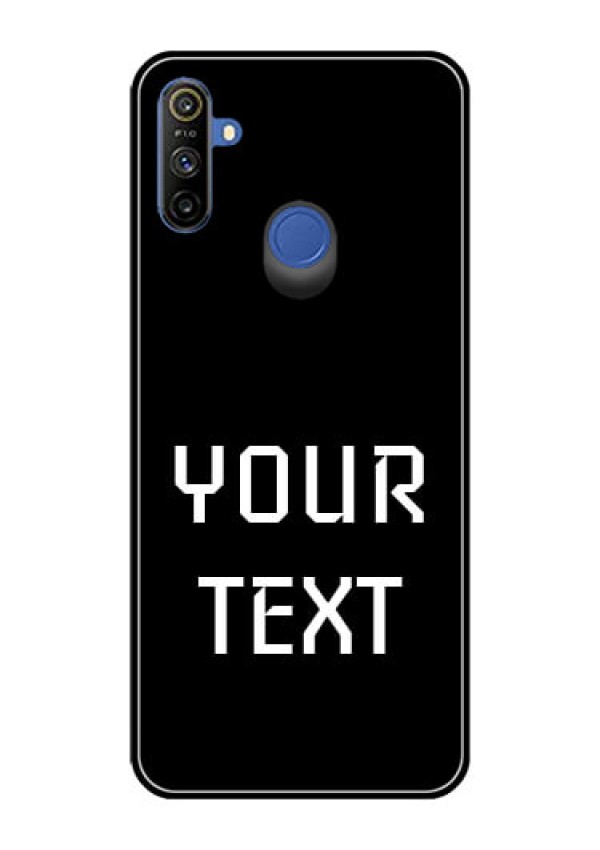 Realme Narzo 10A Your Name on Glass Phone Case