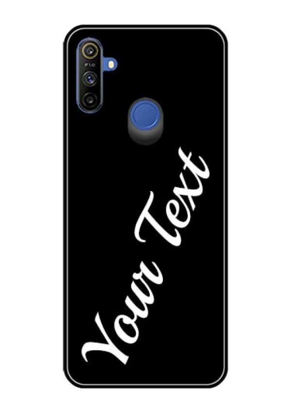 Realme Narzo 10A Custom Glass Mobile Cover with Your Name