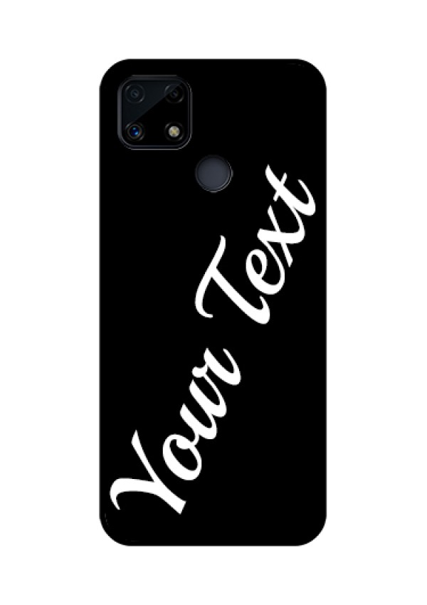 Realme Narzo 20 Custom Glass Mobile Cover with Your Name