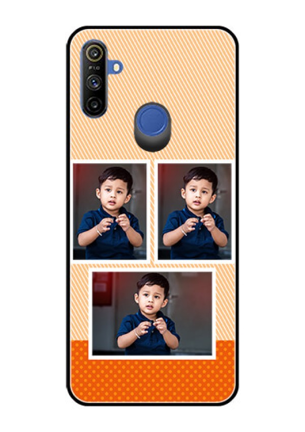 Narzo 20A Photo Printing on Glass Case  - Bulk Photos Upload Design
