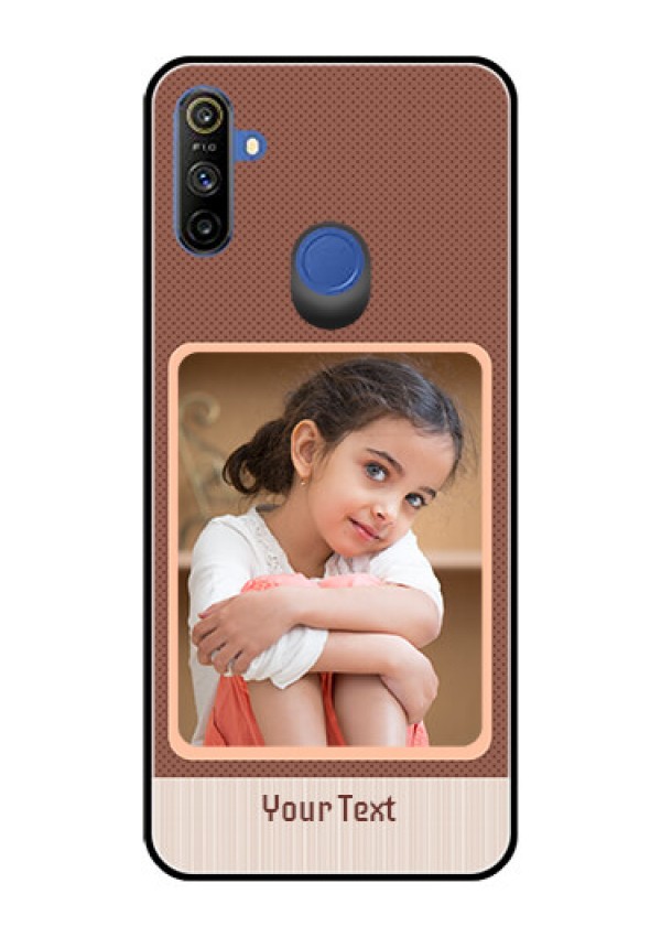 Narzo 20A Custom Glass Phone Case  - Simple Pic Upload Design